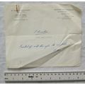 Vintage: compliment slip W. Stuart Hague & Co.,...