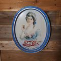 Pepsi-Cola Victorian Girl Advertisement Metal T...