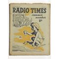 Radio Times WW2 Magazine Sandcastle on Beach in...