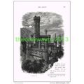STOLZENFELS CASTLE, GERMANY, Book Illustration ...
