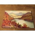 Valentines Postcard, Afon Glas & Snowdon - Arti...
