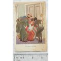 vintage Italian Comic Postcard - Prima Notte