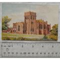 pre 1918 postcard Port Sunlight, Christ Church