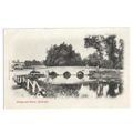 Hadleigh Bridge And River, Suffolk, Postcard.