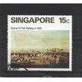 Singapore.SG166 15c "The Padang,1851" (J.T.Thom...