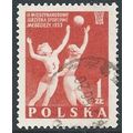 Mi 937 A: 1 Zl. orange-red Int. Youth Sports Fe...