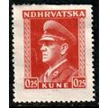 Croatia 1943 Ante Pevelic 0.25K MNG Stamp