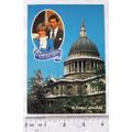 postcard Charles & Diana Marriage July 29th 1981