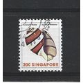 Singapore.SG293 20c Amplustre or Royal Paper Bu...