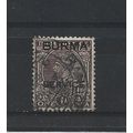 Burma.O4 1a Chocolate.Fine Used.Jul25h