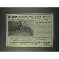 1910 Marion Telescopic Bank Spuds Ad