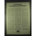 1967 INA Auto Insurance Ad - Product or Birthright?