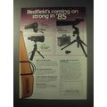 1985 Redfield Ad - Collimator, Armor Coated Cat Scope
