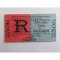 Isle of Man Railway Colby-Ballabeg Ticket #700