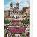 Roma Trinita del Monti Italy Postcard posted 19...