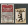 Vintage Woven Souvenir Badge Berlin Coat Of Arm...