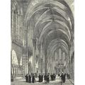 GREAT HALL OF THE NEW LAW COURTS 1872 VICTORIAN...