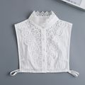 Ladies False Half Collar Fake Shirt Blouse Flow...