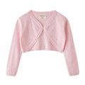Kids Girls Bolero Knit Cardigan Shrug Tops Part...