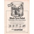 ISOPON RUBBA TYRE PAINT :- Original Vintage 198...