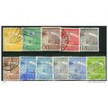 1958/1962 11 different values - fine used (o)