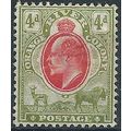 Orange River Colony 1903 SG144 4d Scarlet & Sag...
