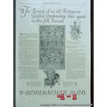 F SCHUMACHER COMPANY 1926 Portuguese Quilted em...