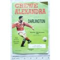 1993 programme Crewe Alexandra FC v. Darlington...