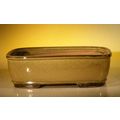 "Olive Green Ceramic Bonsai Pot - Rectangle12.0...