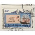 Turks & Caicos 1979 Rowland Hill 45c GB Penny B...
