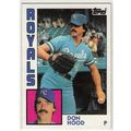 1984 Topps baseball card 743 Don Hood