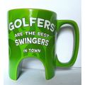 COFFEE MUG - GOLFERS ARE THE TOWN's BEST SWINGE...