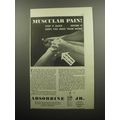 1932 Absorbine Jr. Advertisement - Muscular Pain!