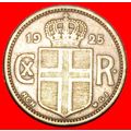 DENMARK (1925-1940): ICELAND ★ 1 CROWN 1925 RAR...