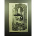 1958 Cartoon by Charles Addams - Window Planter...
