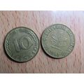 1968d 10 Pfennig Germany Coin