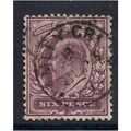 GB 1902 - 13 KEV11 6d Purple Variety Used stamp...
