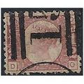 1870 SG48/9 1/2d Rose Plate 19 Good/Fine Used C...