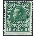 Canada 1915 SG228 1c Green WAR TAX Mounted Mint...