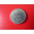 1991 NORWAY ONE KRONE FREE POST. AAF