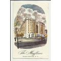 Advertising THE MAYFLOWER HOTEL Washington D.C....