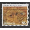 AUS 1981 85c 'CENTRALIAN BLUE TONGUED LIZARD' F...