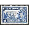 St Helena 1940 SG135b 4d Ultramarine Mounted Mi...