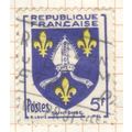France 1954 - 5f - Saintonge Arms - used 2