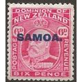 Samoa 1914 SG119 6d Carmine Perf 14x14.5 Mounte...