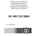 HUSQVARNA CR125 WR125 MANUALE D'OFFICINA MOTOCI...