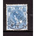 NETHERLANDS 1898 SG 180 12 1/2c BLUE FINE USED #5