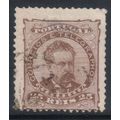 PORTUGAL 1882 KING LUIS 25R BROWN VALUE USED SG...