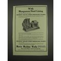 1913 Morris Solid Lined Dredging Pumps Ad - Man...