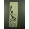 1920 Spencerian Steel Pens Ad - Point for Every...
